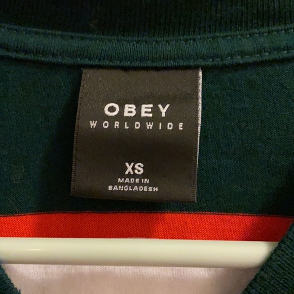 Obey Stripped T-Shirt - Picture 3 of 4